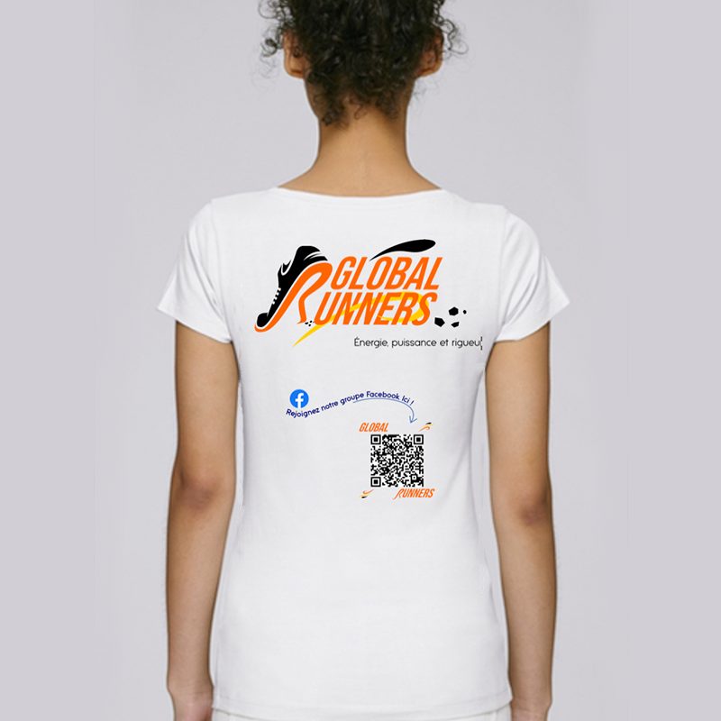 Global Runners の白いTシャツ